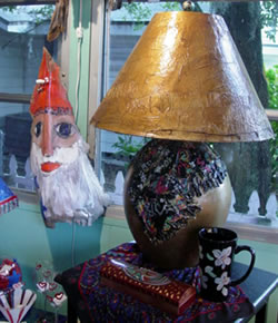 Lamps and Santa
